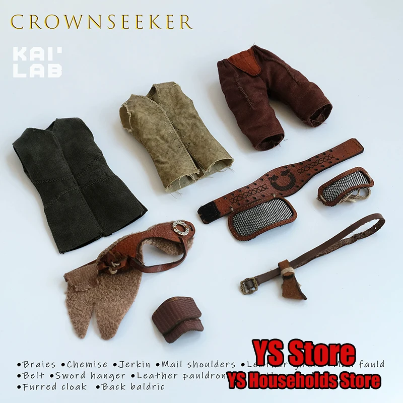 

KAILAB Studio 1/12 Barbarin Conan Chasing King Comabt Armor Belt Clothes Set Accessory For 6inch Mezco Male Soldier Body Decors