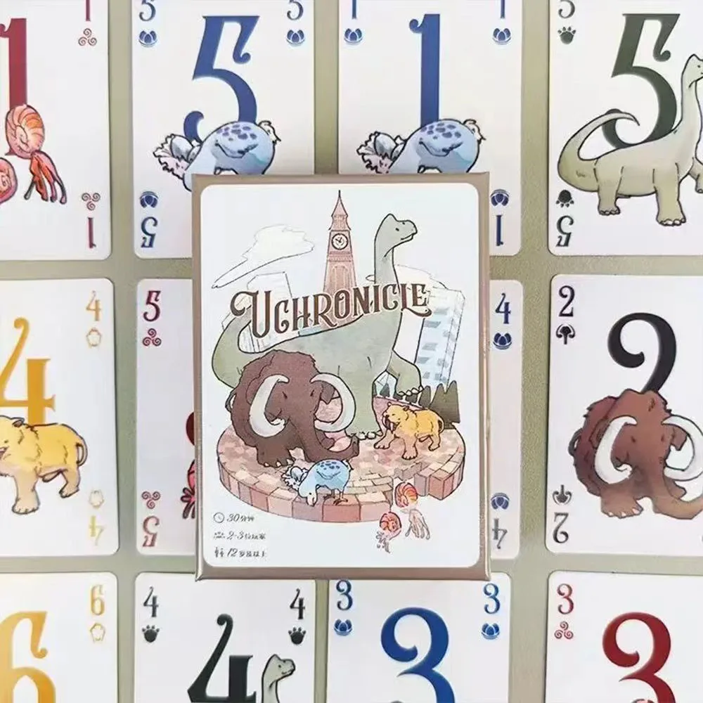 UGHRONICLE Board game cards Eating Dun Mechanism hand management 2-3 people Strategy Gathering Game