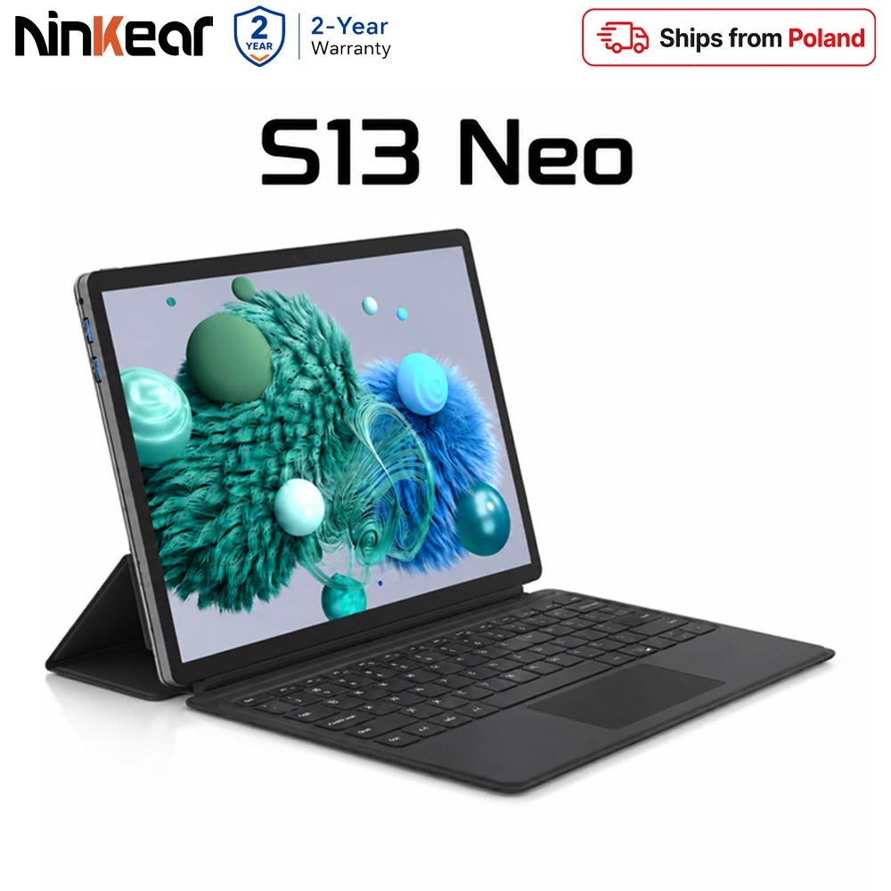 Ninkear S13 Neo Laptop 13 Zoll 3K IPS 3:2 Display Intel Processor N150 12GB LPDDR5 RAM 512GB SSD Windows 11 2 in 1 Convertible Notebook 360° Touchscreen magnetische abnehmbare Tastatur für Büro