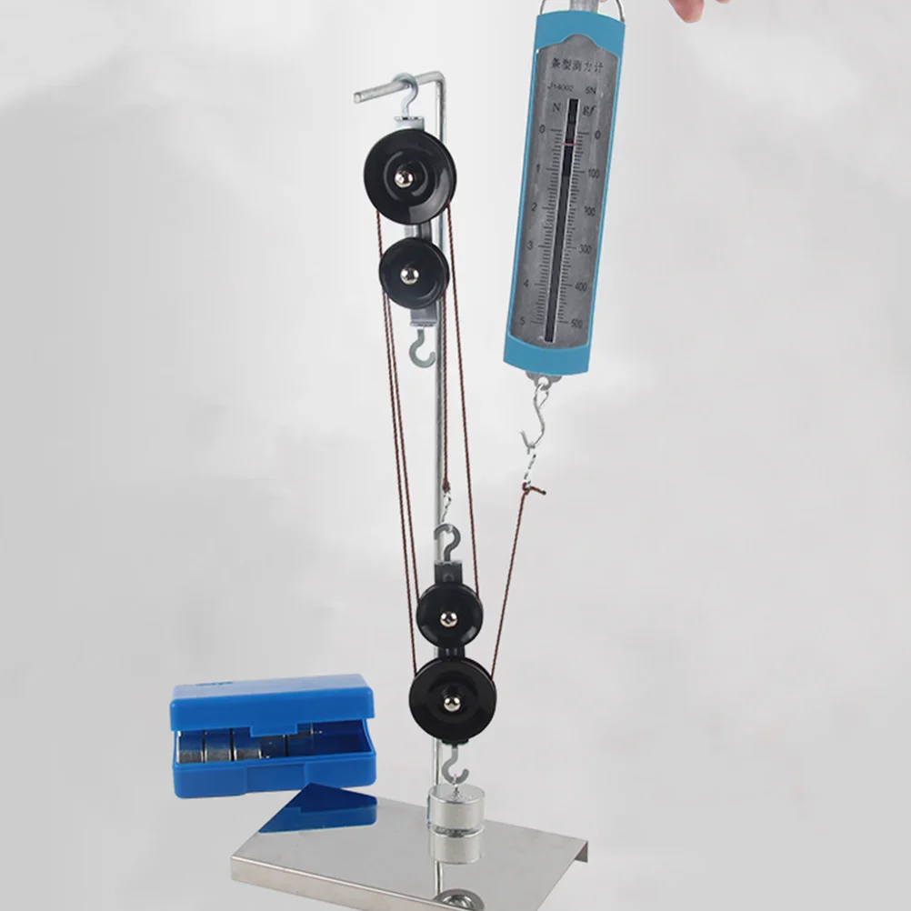 4 قطعة نظام البكرة أداة التدريس تجارب الفيزياء الفصول الدراسية DIY بها بنفسك مشاريع ميكانيكا القيمة التعليمية ودية