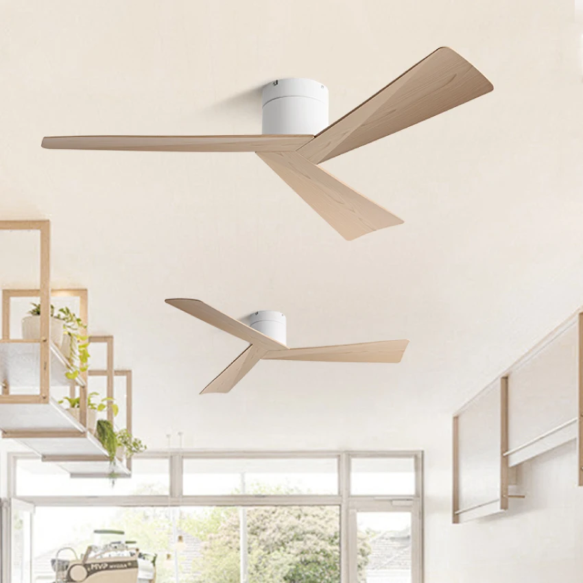 FUMANJIA 42/52 Inch ABS Blade Ceiling Fan No Light Remote Control 6 Speed Adjustable Silent DC Motor Household Fan For Bedroom