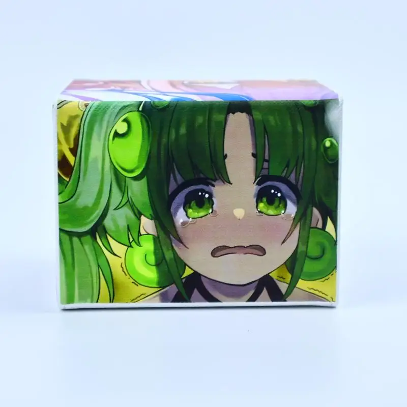 Yu-Gi-Oh! DIY Traptrix young girl Cortical magnetic card box Anime Cartoon Board Game Card Collection Box Holiday gifts