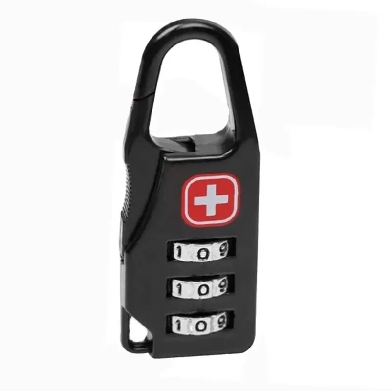 5PCS Mini 3-Digit Combination Lock Anti-Theft Zipper Lock Portable Secure Travel Lock for Backpack Handbag Luggage Accessories
