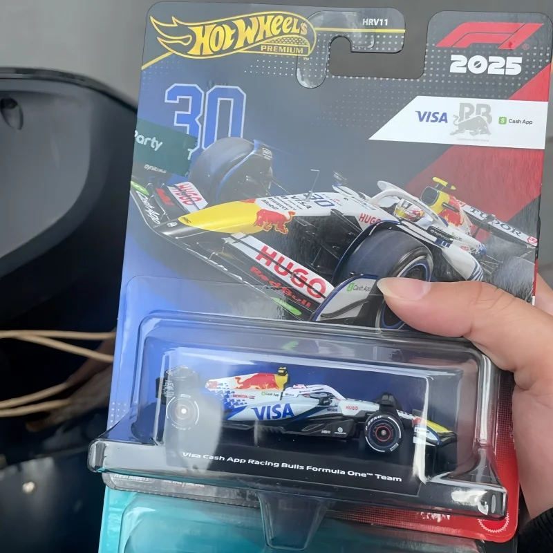 Hot Wheels Original Mattel Premium 1 64 Scale Formula 1 Model Car HRV11 2025 Oracle Red Bull Racing F1 Miniatures Collectible view 4