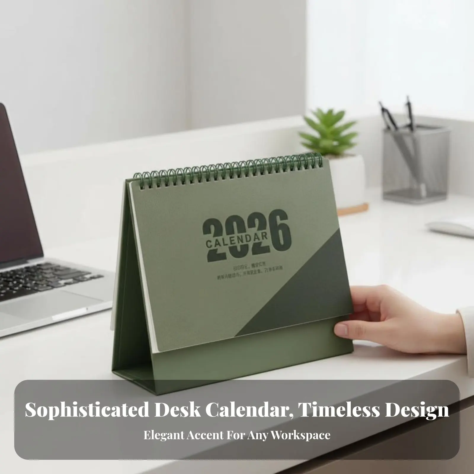 

Настольный календарь на 2026 год (Год Лошади), персонализированная подставка для бумаг, ежемесячный планировщик, корпоративный промо-подарок, индивидуализация брендинга