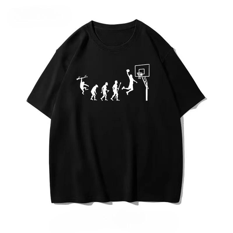 

2026 Весна-Лето Веселая и модная футболка с принтом, повседневная мужская и женская спортивная одежда с короткими рукавами, топ