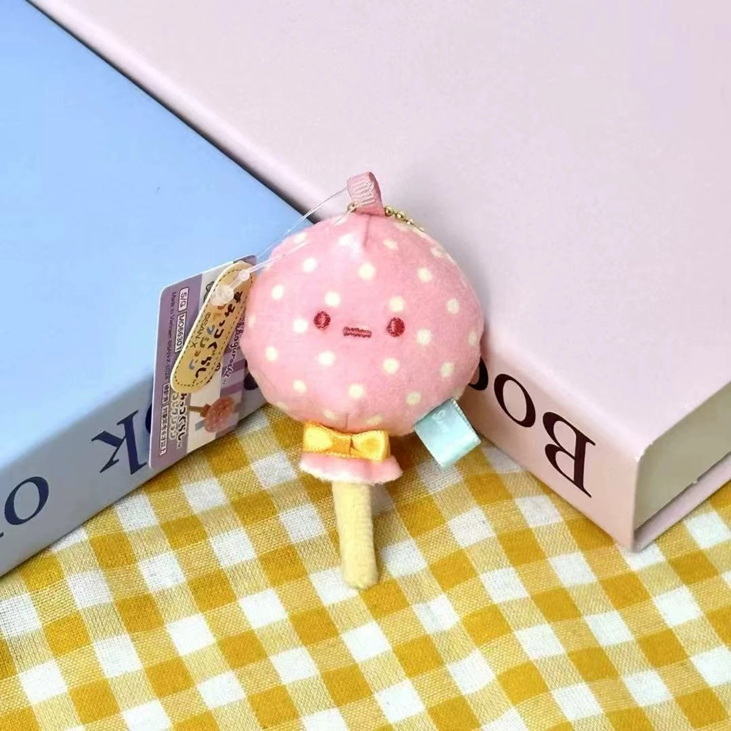 Niedlicher Sumikkogurashi Plüsch-Schlüsselanhänger, Topfpflanze, Gemüse, Kawaii, AppleToast, weich gefüllt, Brokkoli-Schlüsselanhänger, Zubehör, Geschenke – Detail 11
