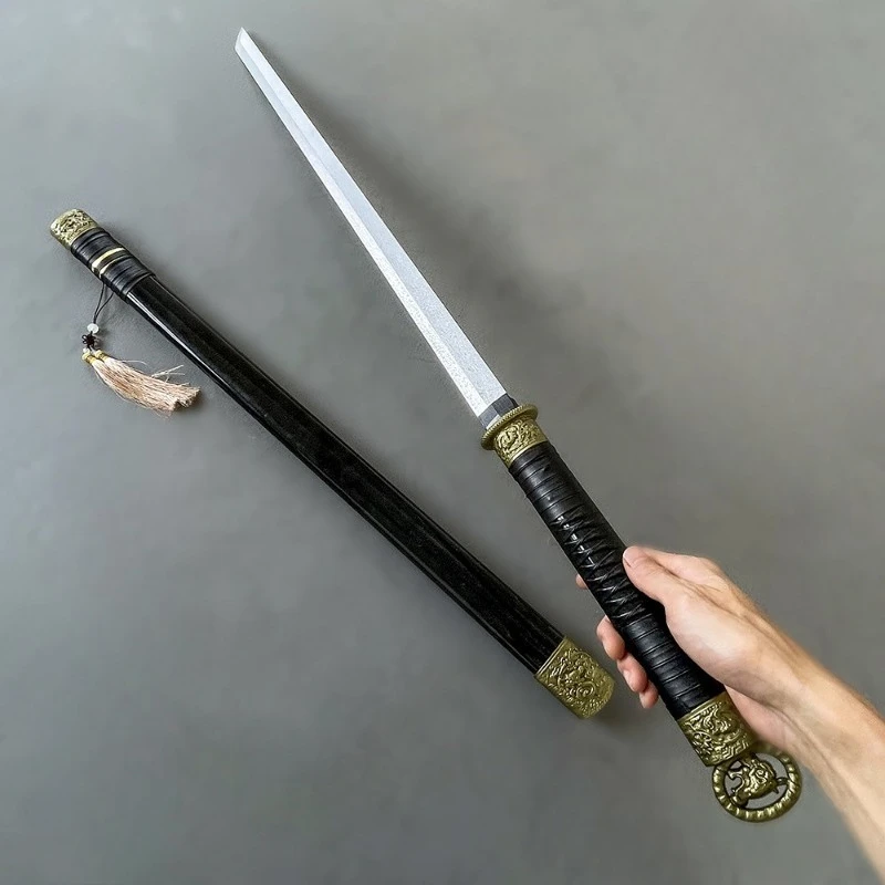 103 سنتيمتر/40.56in القرون الوسطى السيف أنيمي الأجهزة الطرفية عرض كاتانا خشبية نموذج الدعائم مع غمد تحصيل مكتب لوازم الحفلات لعبة