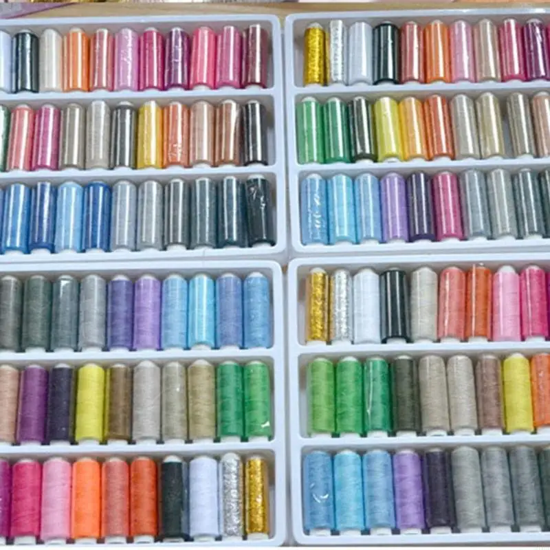 

39 катушек, нитки для вышивания, полиэфирная нить, 109 ярдов каждая для вышивки, квилтинга, рукодельных швейных машин, ручная