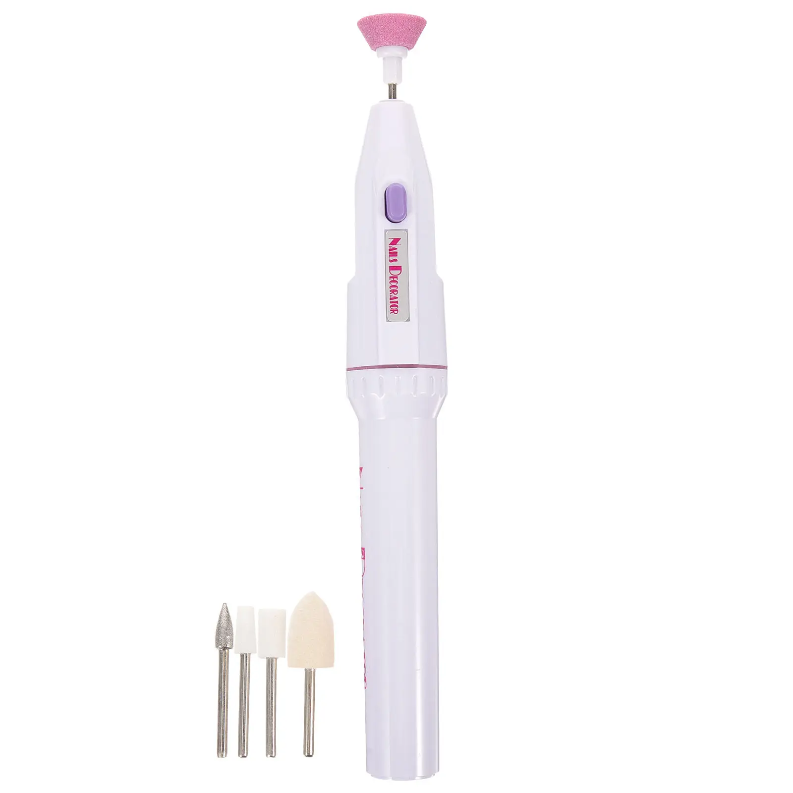 1 set compacte elektrische nagelboor manicure nagelschuur- en polijstmachine voor acrylgelnagels draagbaar reizen