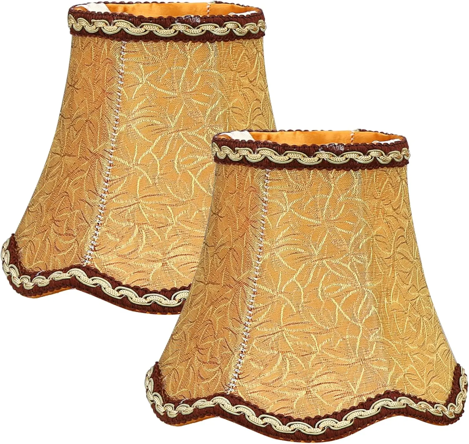 

Small Lamp Shades Clip on Bulb, Modern European Style Mini Lamp Shades for Chandelier, French Country White Chandelier Lampshade