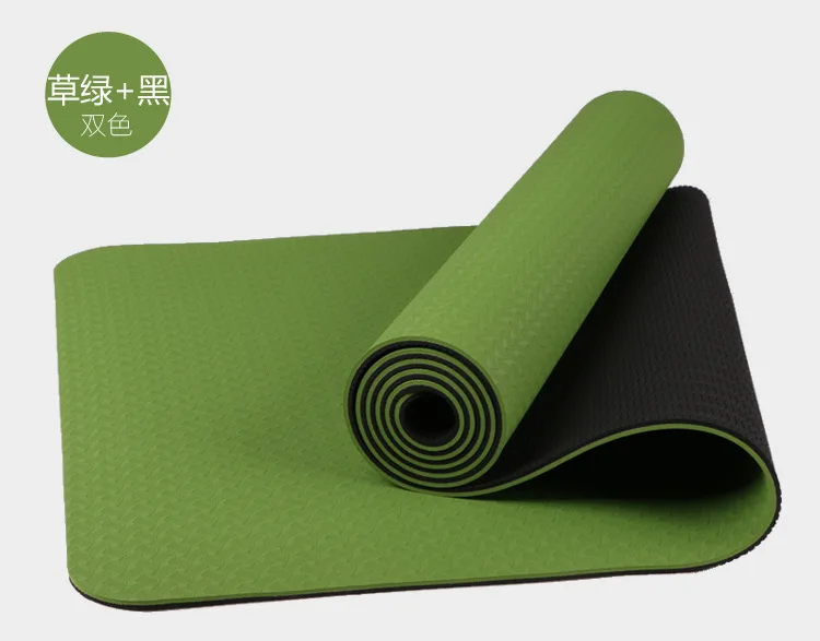 

Eco Friendly TPE Pilates Yoga Mat Personalized 6mm Carton Eva Foam Thick Suede