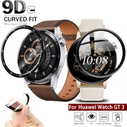 Black Soft Edge Film For Huawei Watch GT 3 Full Cover Screen HD Clear Protector For Huawei Watch GT3 42mm 46mm (not Glass) Films