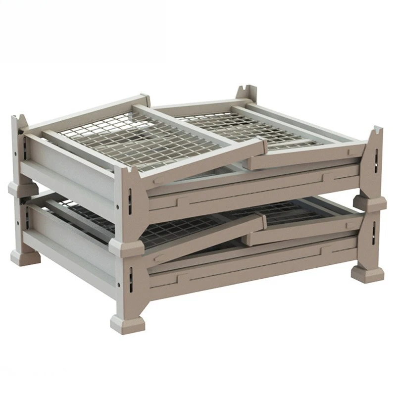 Grid box folding is a box, steel plate box is a turnover box, logistics auto parts professional grid box
