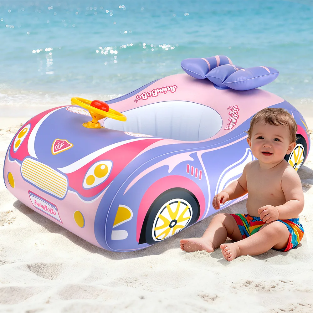 Swimbobo Kids Inflatable Baby Floating Water Toy Swimming Floats Waist Trainer Child Swim Pool Ring PVC Children Float