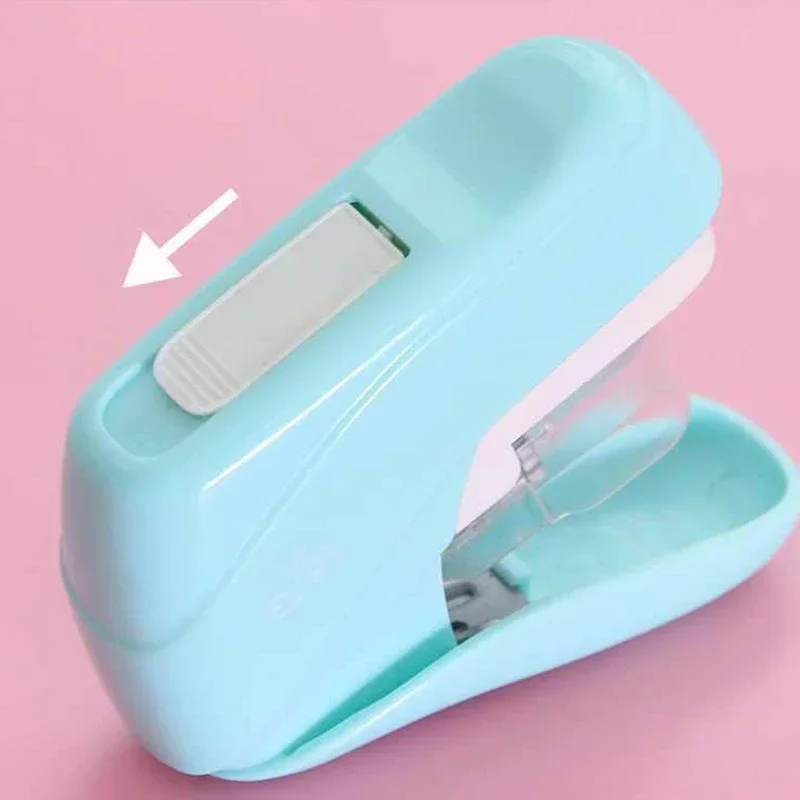 Upgrade-Hefter für Studenten, Schreibwaren, nagelfrei, heftklammerlos, sichere Hefter, 5 Blatt Kapazität für Papierbindung, Bürobedarf, Heftklammer