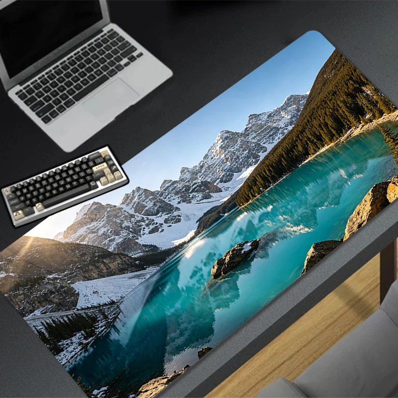 Natural Landscape Mouse pad Gamer keyboard pad pc Computer accessories Designed specifically Popular Landscapes Mousepad carpet