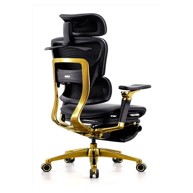Wholesale Luxury High-end Ergonomic Executive Office Chair Boss Leather Meeting Room Armrest Office Chair