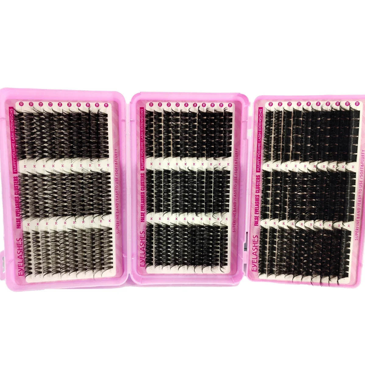 DIY Lashes Book Lash Cluster 90 Rows 780 Fans 10-18 mm Bottom Spikey 10-200 P Manga Set Extensions Individual Eyelashes Wholesal