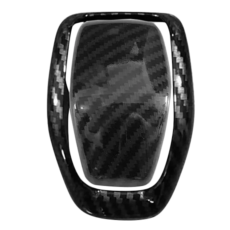 

2Pcs for Toyota RAV4 2019 2020 ABS Carbon Fiber Interior Gear Shift Head Decorative Cover Trim Car Styling Accessories