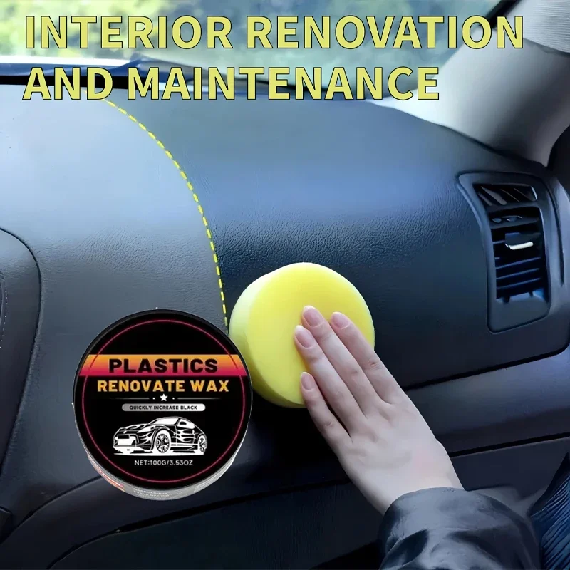 Car genuine leather seat cushion care cream dashboard wax sofa maintenance, polishing protection oil, interior maintenance cream
