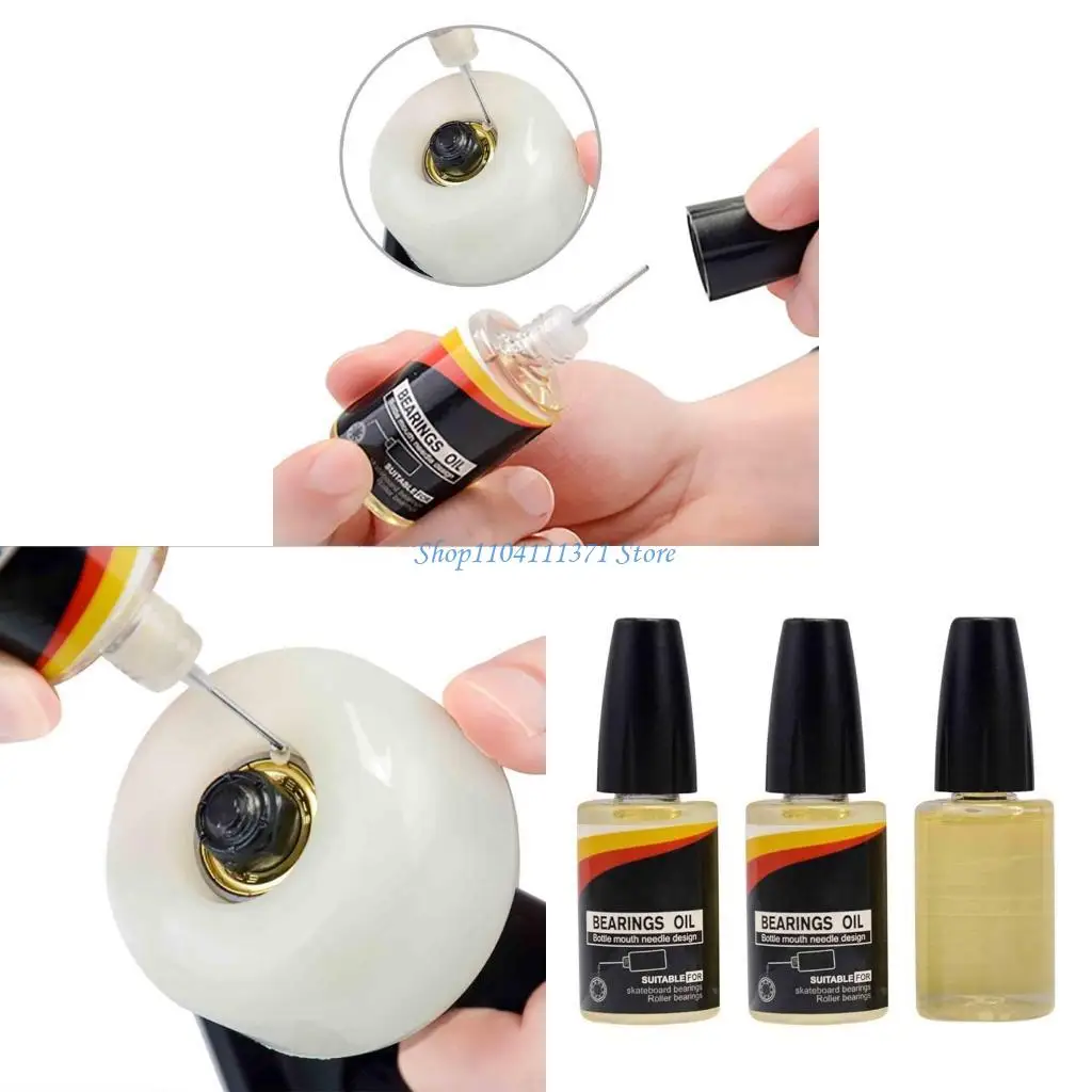 

P9FC 3 Bottles Skateboard Bearings Lubricants Repair Oil 20ml Lubricants Bearing Lubricating Oil Low Viscosity Lubricants