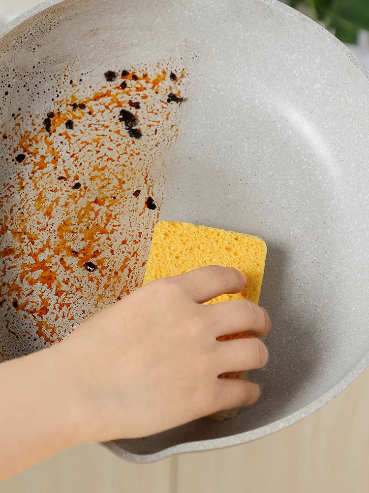 Cellulose Sponge Dishwashing Sponge Brush Bowl Artifact Cleaning Cloth Spong Mop Magic Bowl Tool Dishcloth Brush Bowl Sponge