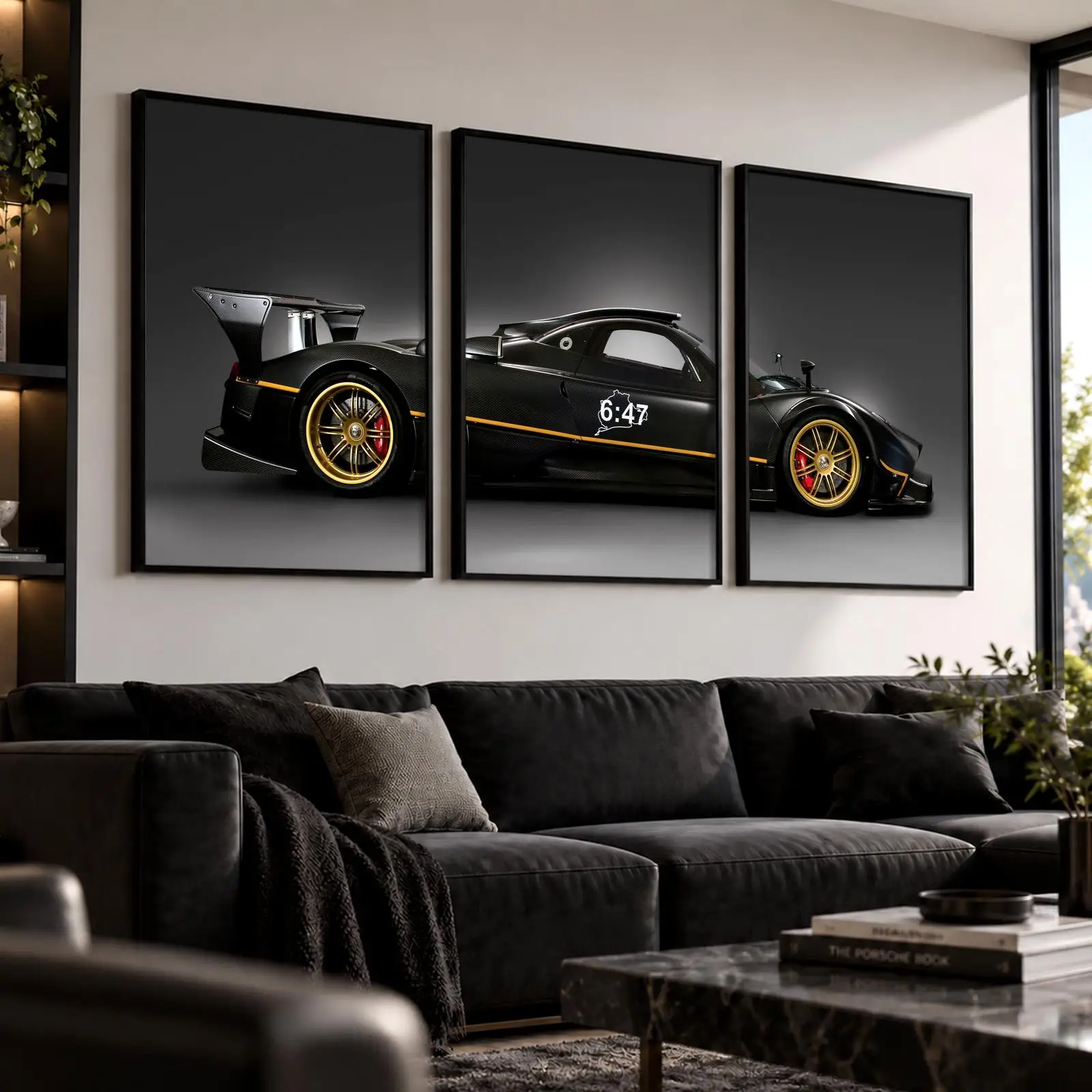 Elite Exotic Performance Car Painting Calligraphy Canvas Poster Set Wall Artwork for Bedroom Living Room Decorative Prints Gift