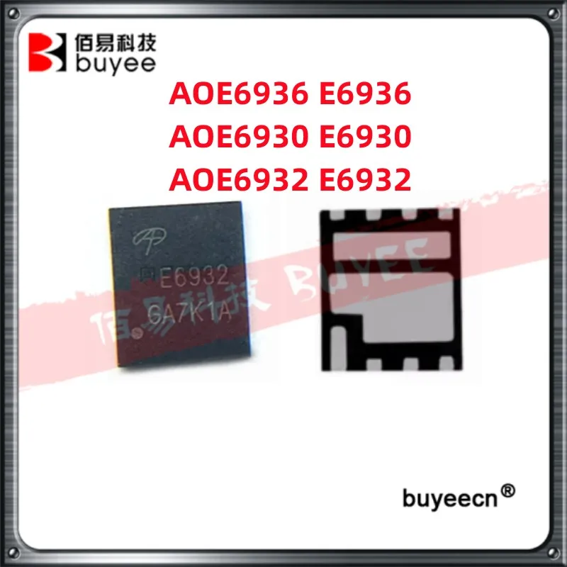 

5PC Original AOE6936 E6936 AOE6930 E6930 AOE6932 E6932 QFN Chipset Replacement