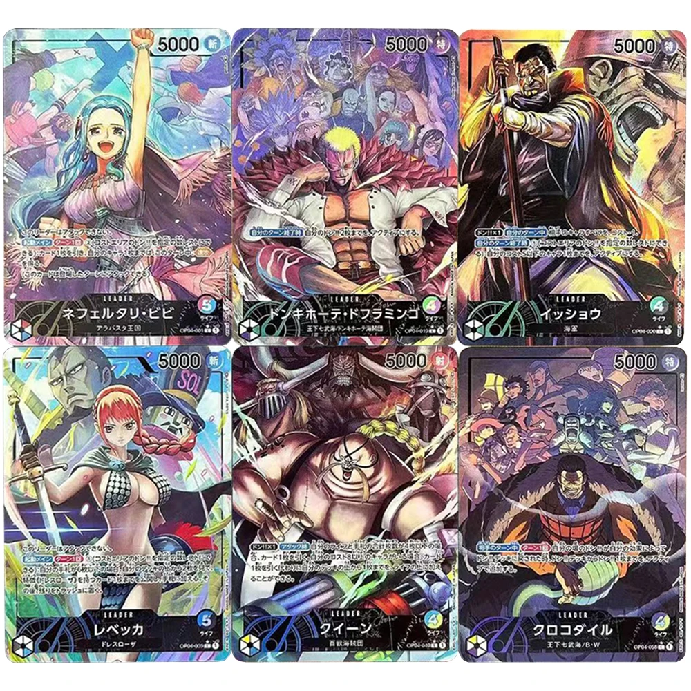 54PC/Set Anime One Piece DIY ACG Sugar Boa Hancock Robin Nami Boys Game Toys Collectible Cards Christmas Birthday Present