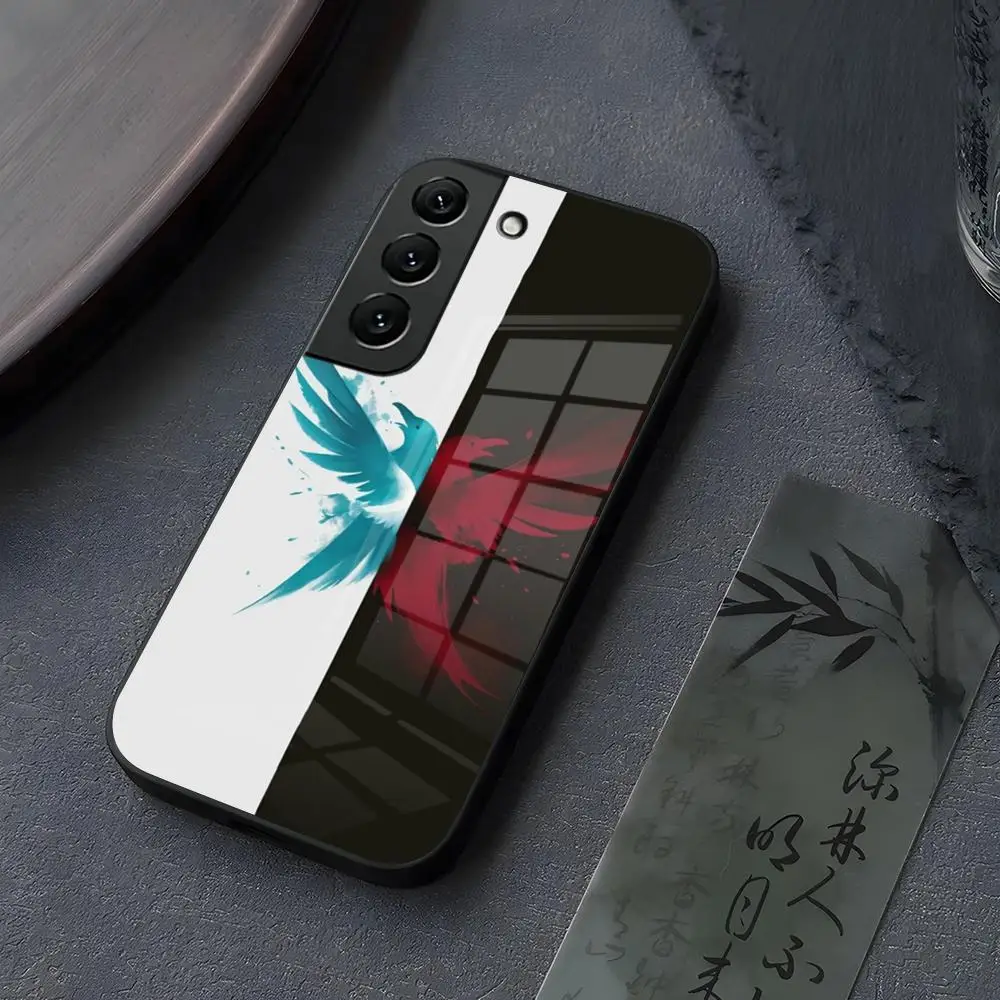 Funda de teléfono Infamous Second Son de vidrio para Samsung Galaxy S26Ultra S25 S24 S21 S22 S23 S20 Ultra Fe Plus Note20Ultra
