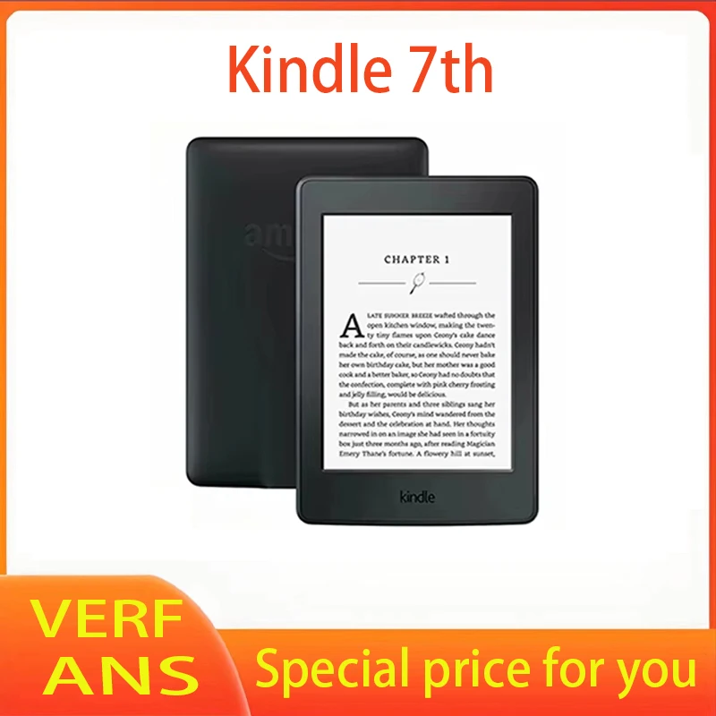 Second-hand Kindle e-reader seventh generation 4GB 6-inch E-ink screen 167ppi Kindle e-reader (no backlight) in stock