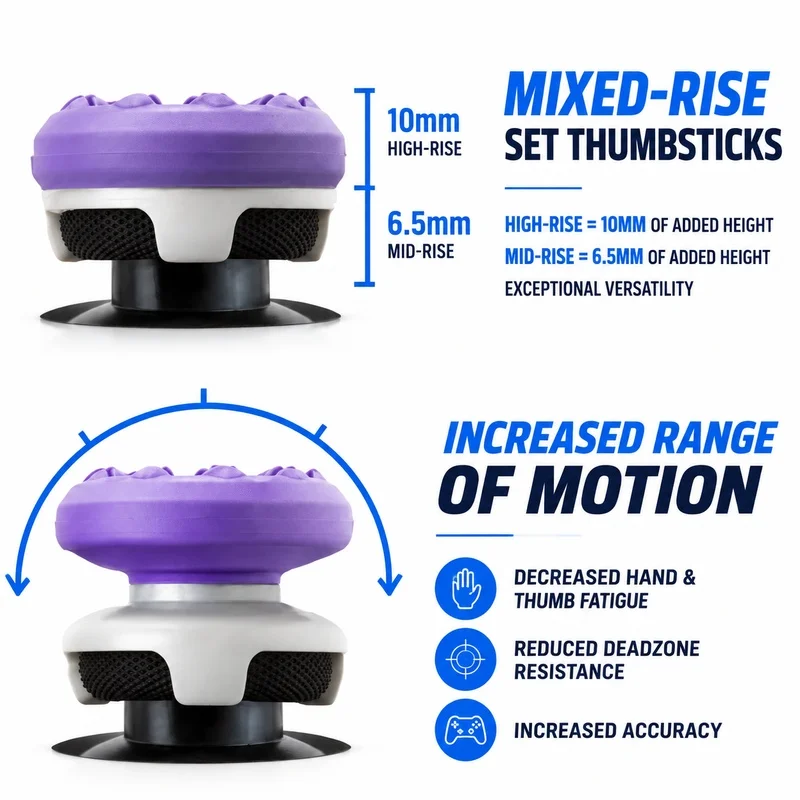 Joystick High Rise Performance Freeks for PS4 PS5 8BitDo Ultimate Controller Stick