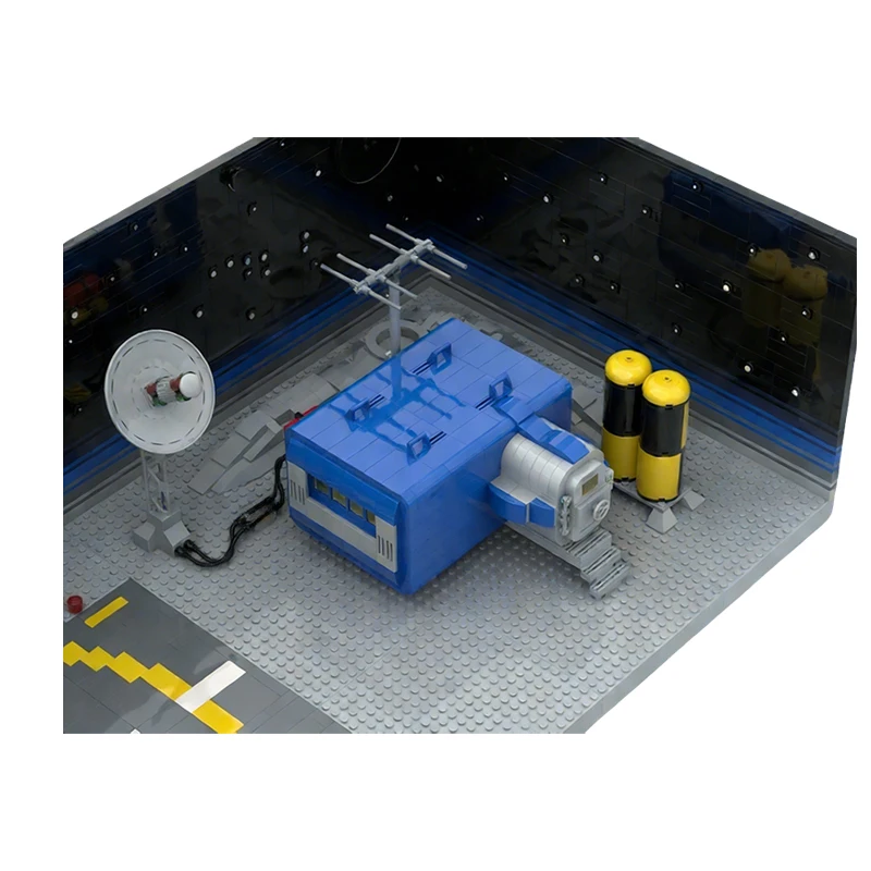 3287 PCS Customize Vintage Space-Style Diorama MOC Customize Modular Building Block Technology Design DIY Boys Toy Birthday Gift