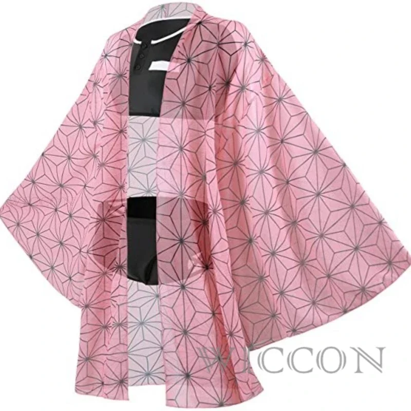 Demon Kocho Hashira Shinobu Nezuko Cosplay costumi da bagno Costume nuoto Doujin Slayers mantello Anime Comic Party Suit donna Fancy Set