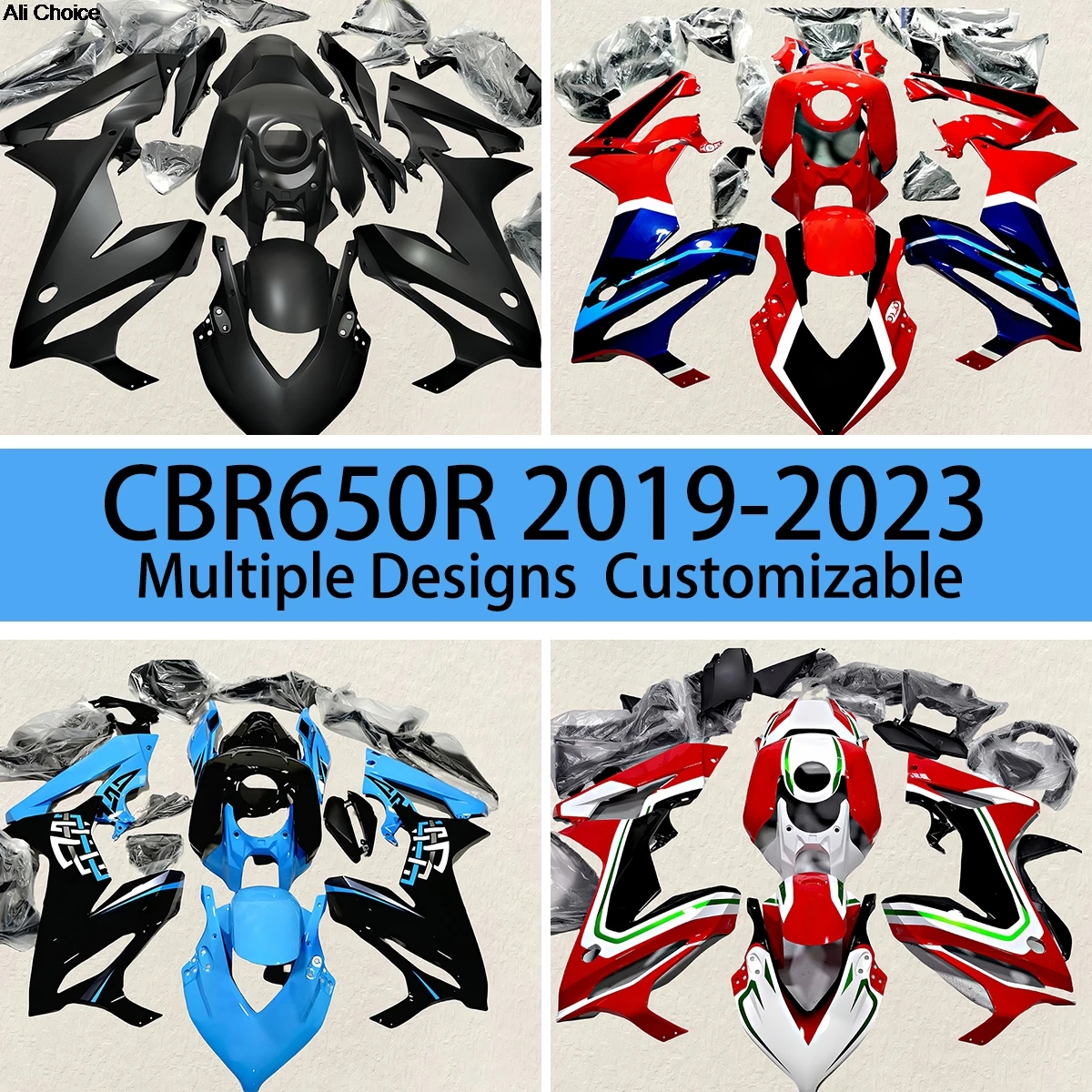 

Full Fairing Kit CBR 650R 2019 2020 2021 2022 2023 Refitting Motorcycle Customized Shell Fairings for HONDA CBR650R