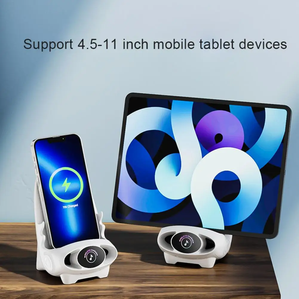 Wireless Charger Portable Wireless Charger Portable Wireless Charger With Speaker Function Mini Charging Station For Office