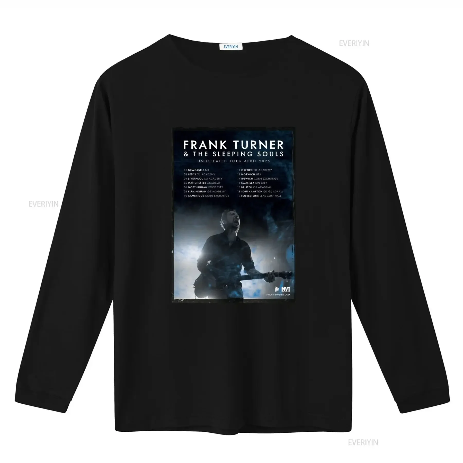 FRANK TURNER THE SLEEPING SOULS Undefeated Tour April 2025 T Shirt Available in Full Sizes S 5XL vintage Washed
