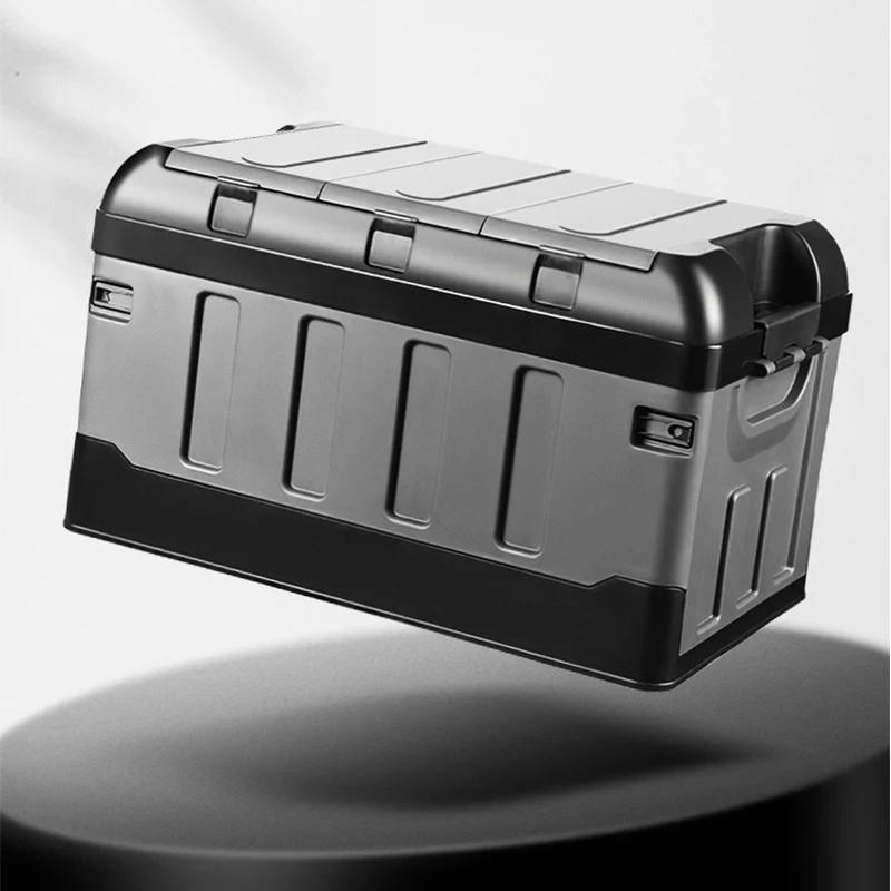 

40L/70L Camping Folding Storage Box Large Capacity Portable Outdoor Car Trunk Sorting Box Thickened Foldable Home Organizer