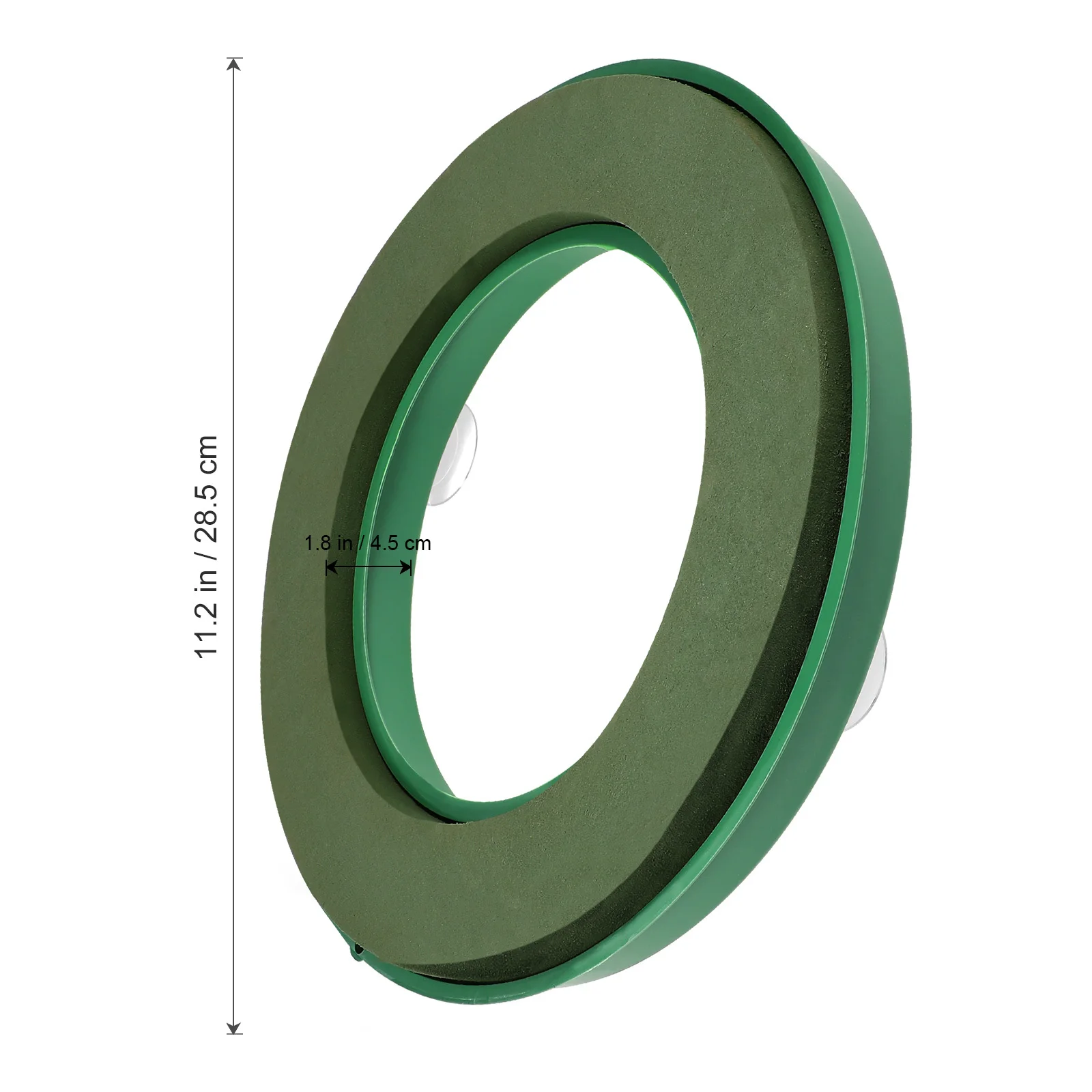 1 قطعة حامل حلقة الأزهار شفط كأس مادة مستقرة 30x30 سنتيمتر سيارة الزفاف الديكور DIY بها بنفسك زهرة الطين بائع الزهور أداة #1