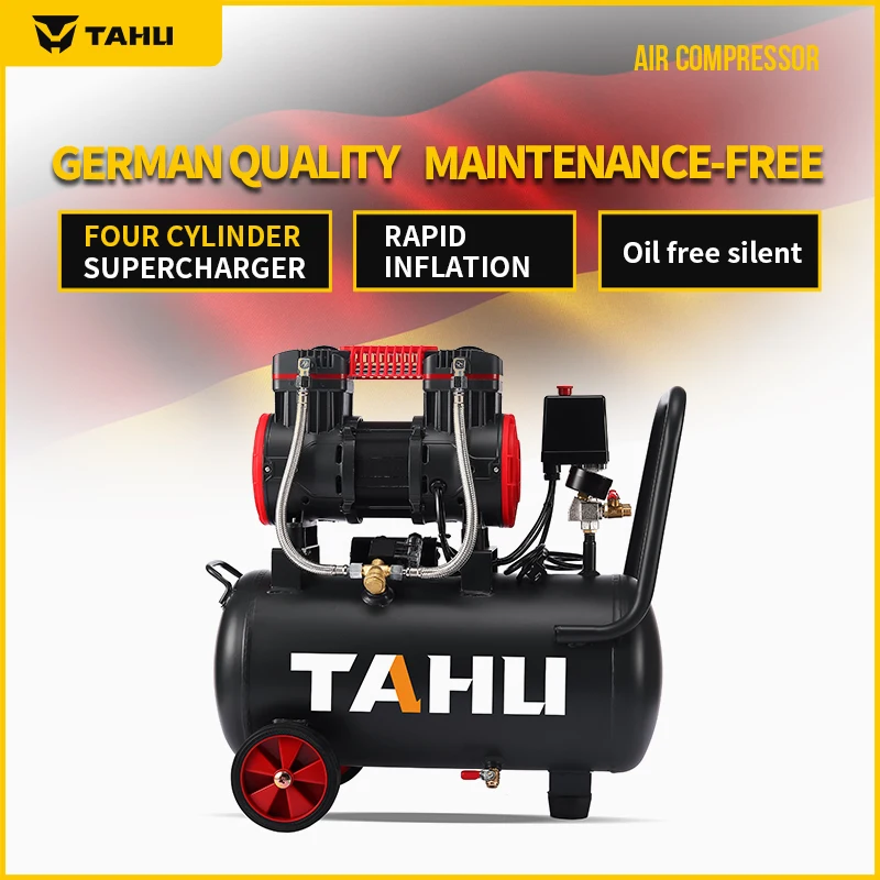 

TAHU Industrial Compressors Oil Free Silent air Compressor 30L 2880Rpm 1580w 220V TH-1630