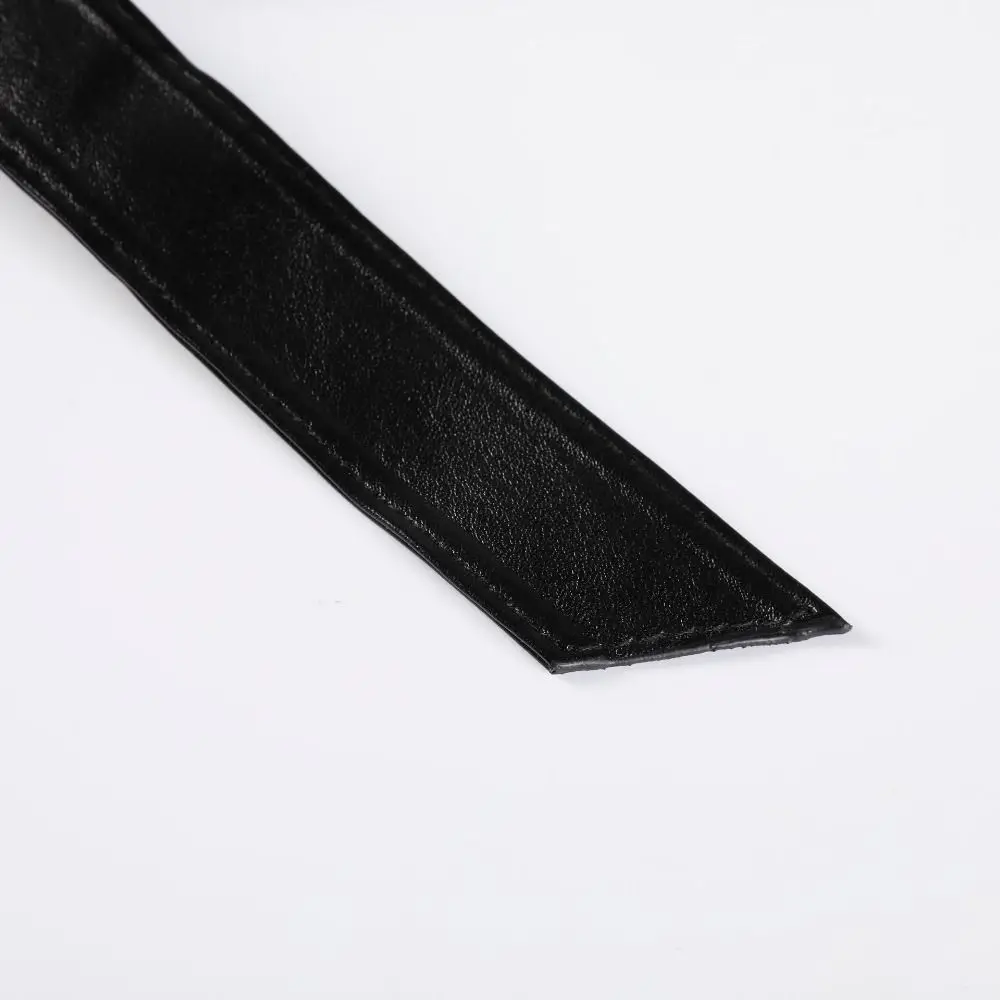 جديد استبدال الجلود الكفة العصابات قابل للتعديل دائم قابل للتعديل كم الأربطة فو معطف جلد كم أبازيم معطف #1