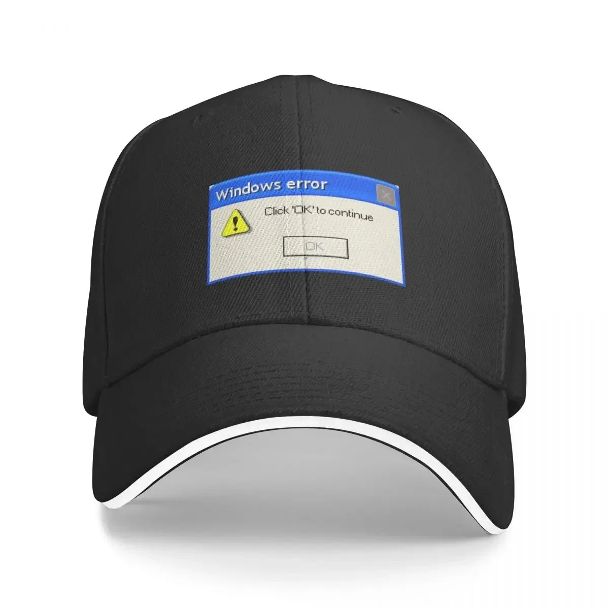 

windows error Baseball Cap fun hats Beach Bag Kids Hat Women Beach Fashion Men's