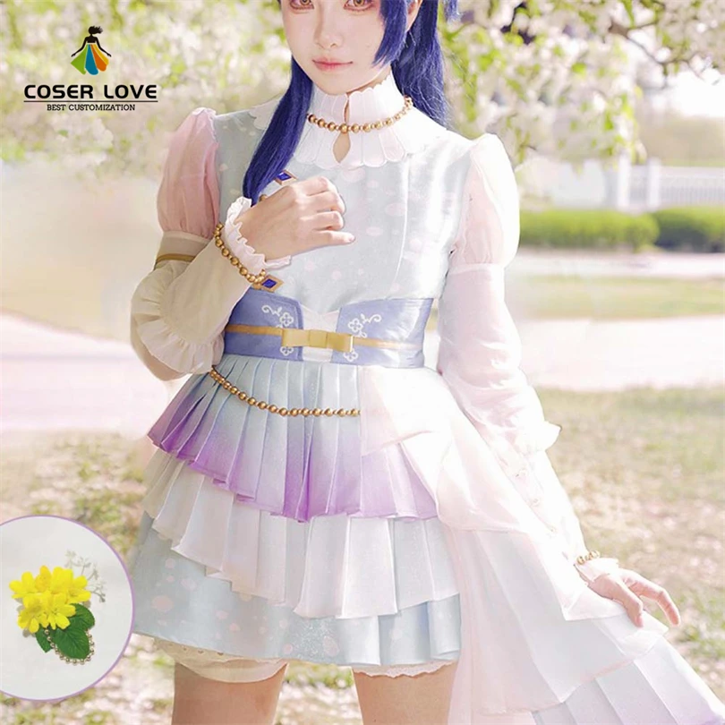 

Костюм для косплея Project Sekai Shiraishi An Springtime Maiden's Hagoromo, наряд для Хэллоуина и конвенций