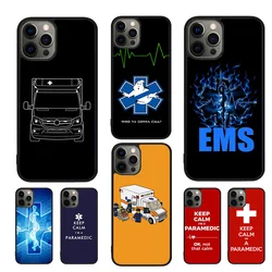 EMT EMS Ambulance Phone Case Cover For iPhone 17 Air 15 16 14 Plus 11 12 13 Pro Max Apple max