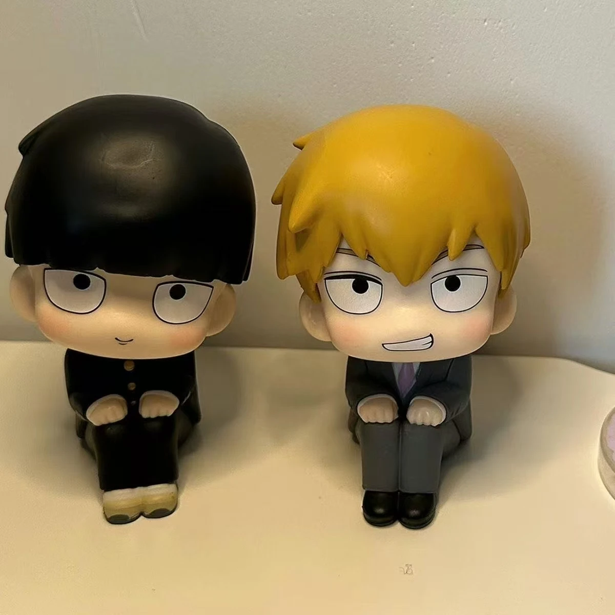 10 سنتيمتر شخصيات كرتونية الغوغاء النفسي 100 Gk Reigen Arataka Q طبعة Kawaii يجلس النخيل نموذج دمية الحلي تحصيل اللعب هدية