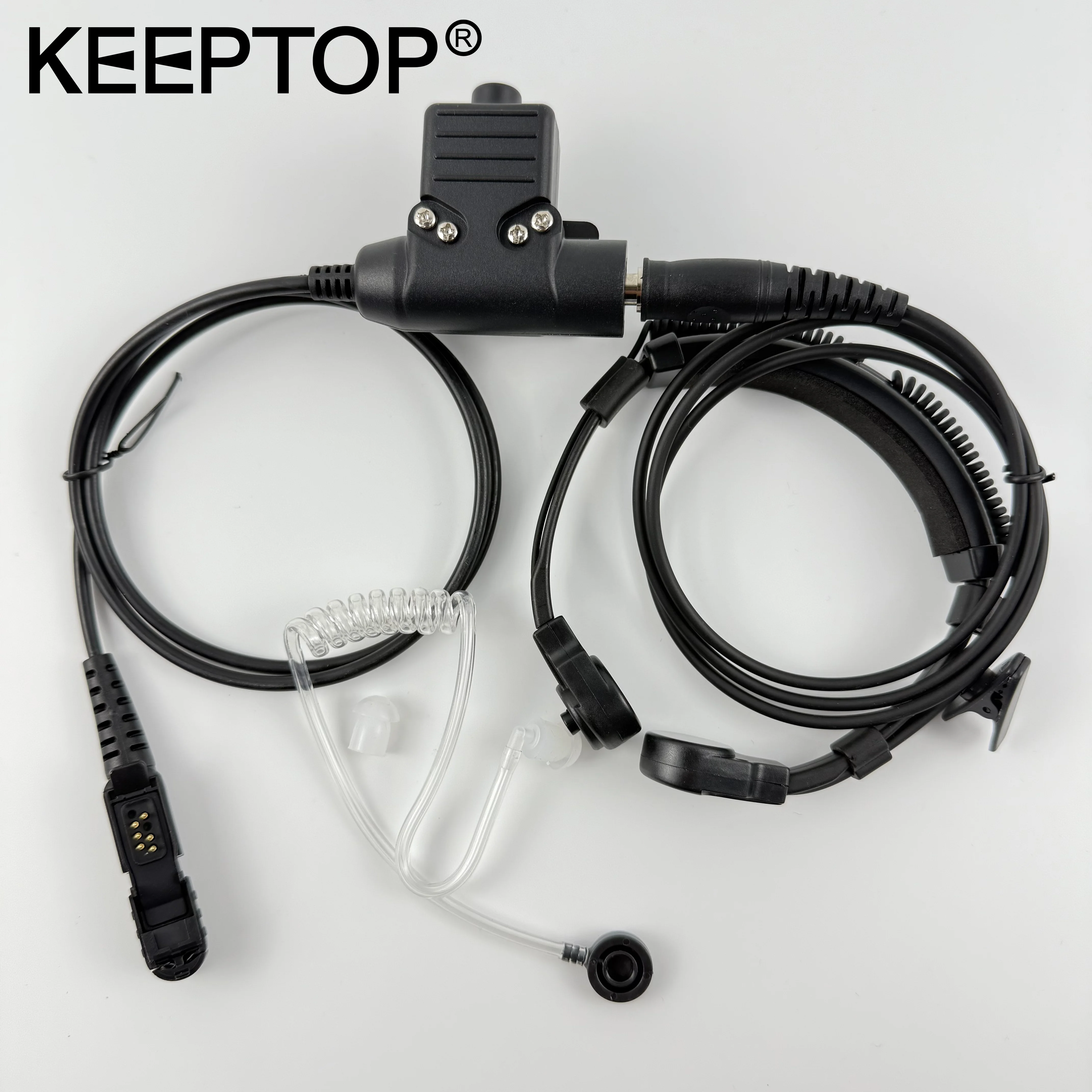 KEEPTOP التكتيكية U94 PTT 7.1 كابل التوصيل سماعة محول لموتورولا P6600 6620 MTP3100 3150 3250 E8600 8608 اسلكية تخاطب