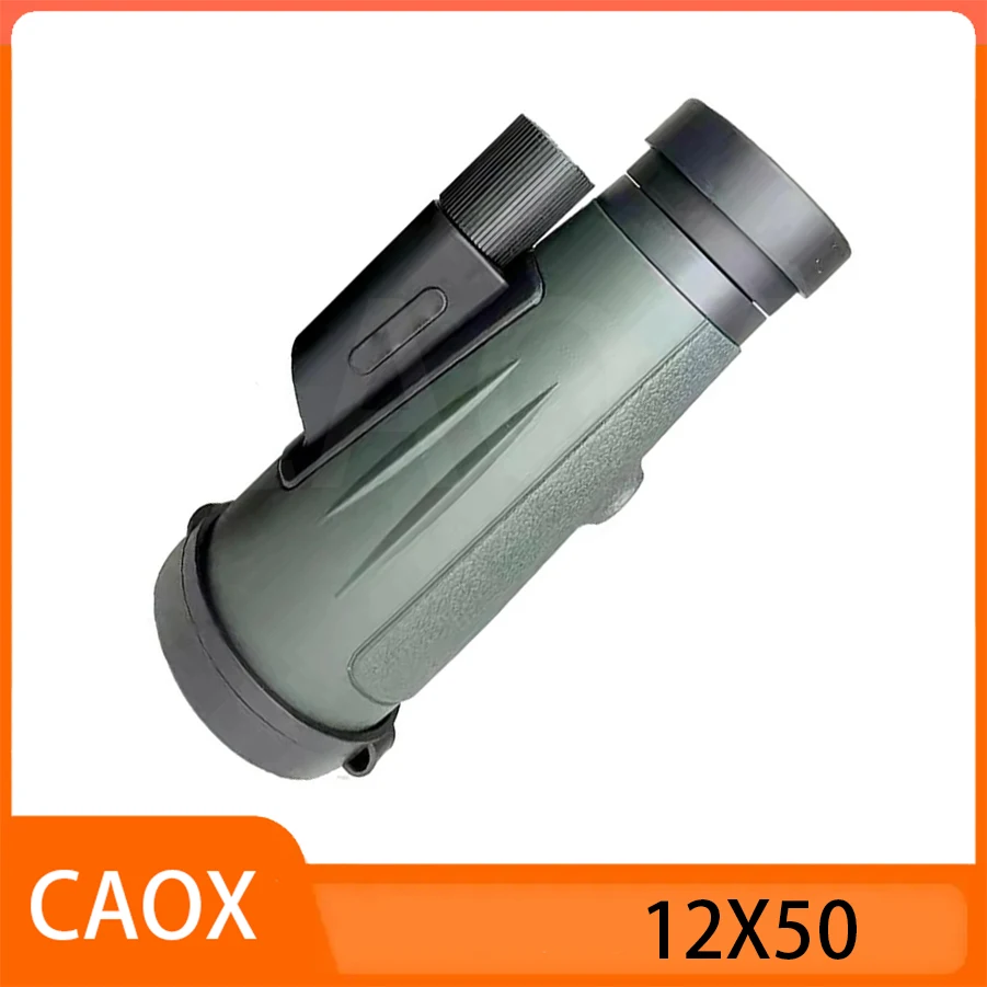 New hot-selling 12X50 nitrogen-filled waterproof monocular, high magnification HD mobile phone photography, portable