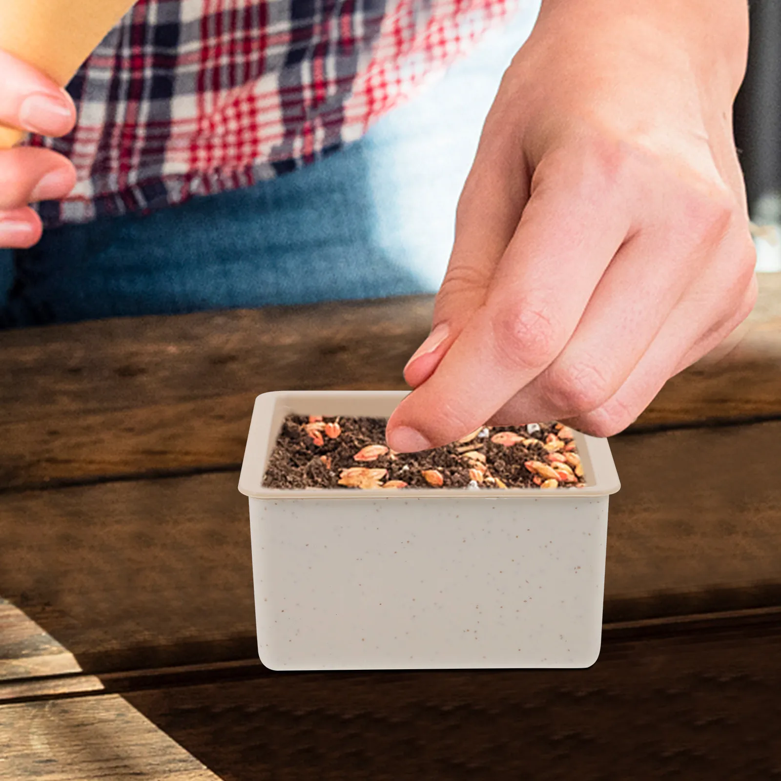 

Контейнер для выращивания кошачьей травы без почвы, гидропонная система, двухслойный дизайн, легкий, простой в использовании, удобный лоток для выращивания кошачьей травы