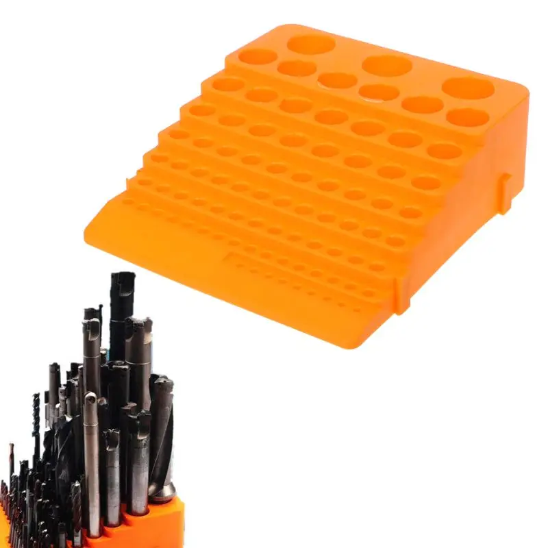 84 Holes Multifunctional Thickened Milling Cutter Reamer Drill Bit Storage Box f Dropship